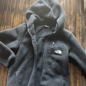 Boys large hooded North Face fleece